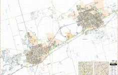 Midland & Odessa, Tx Wall Map - Maps - Map Of Midland Texas And Surrounding Areas