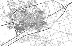 Midland, Texas - Area Map - Light | Hebstreits Sketches - Map Of Midland Texas And Surrounding Areas