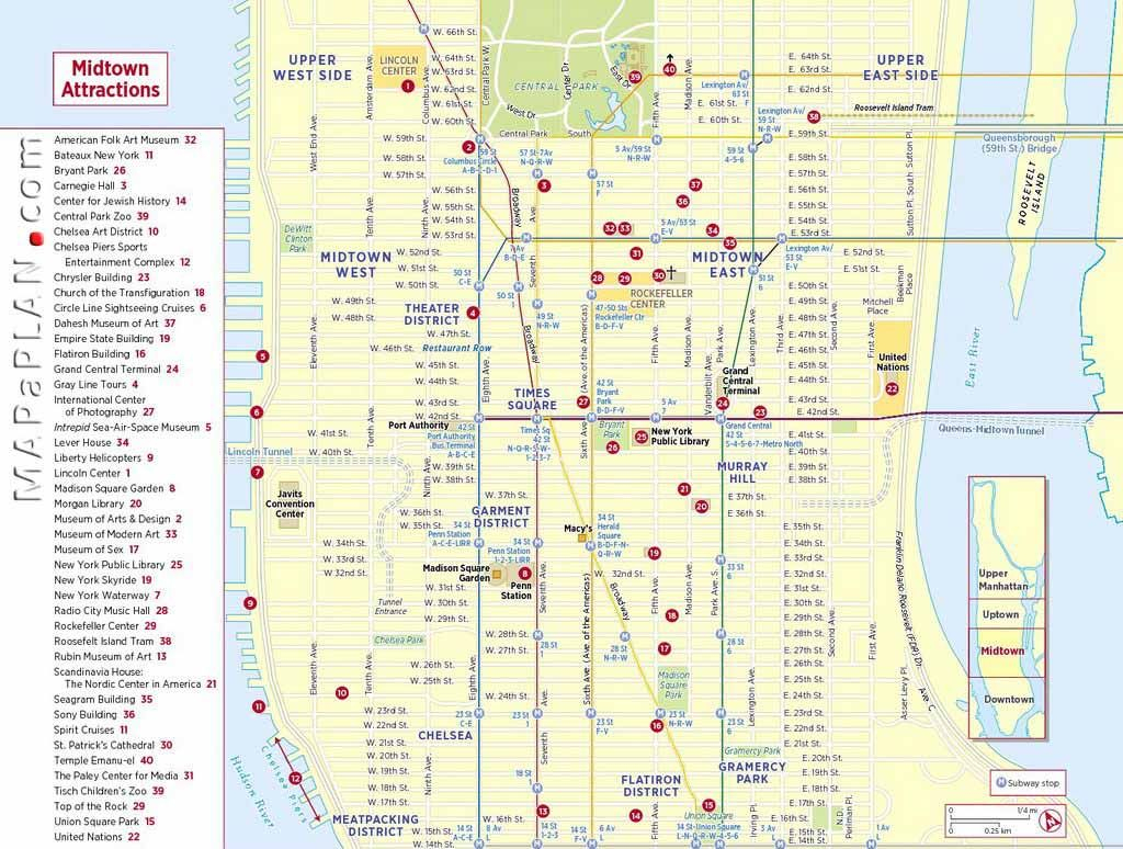 Midtown-Manhattan-Sightseeing-Trip-Planner-New-York-Top-Tourist - Printable Street Map Of Midtown Manhattan