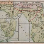 Miniature Map Of Florida   Antique Maps And Charts – Original   Old Florida Maps Prints