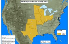 Monarch Butterflies | Nrcs - Monarch Butterfly Migration Map California