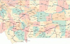 Montana Road Map - Mt Road Map - Montana Highway Map - Printable ...