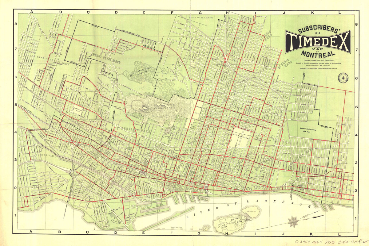 Montreal Maps - Printable Street Map Of Montreal