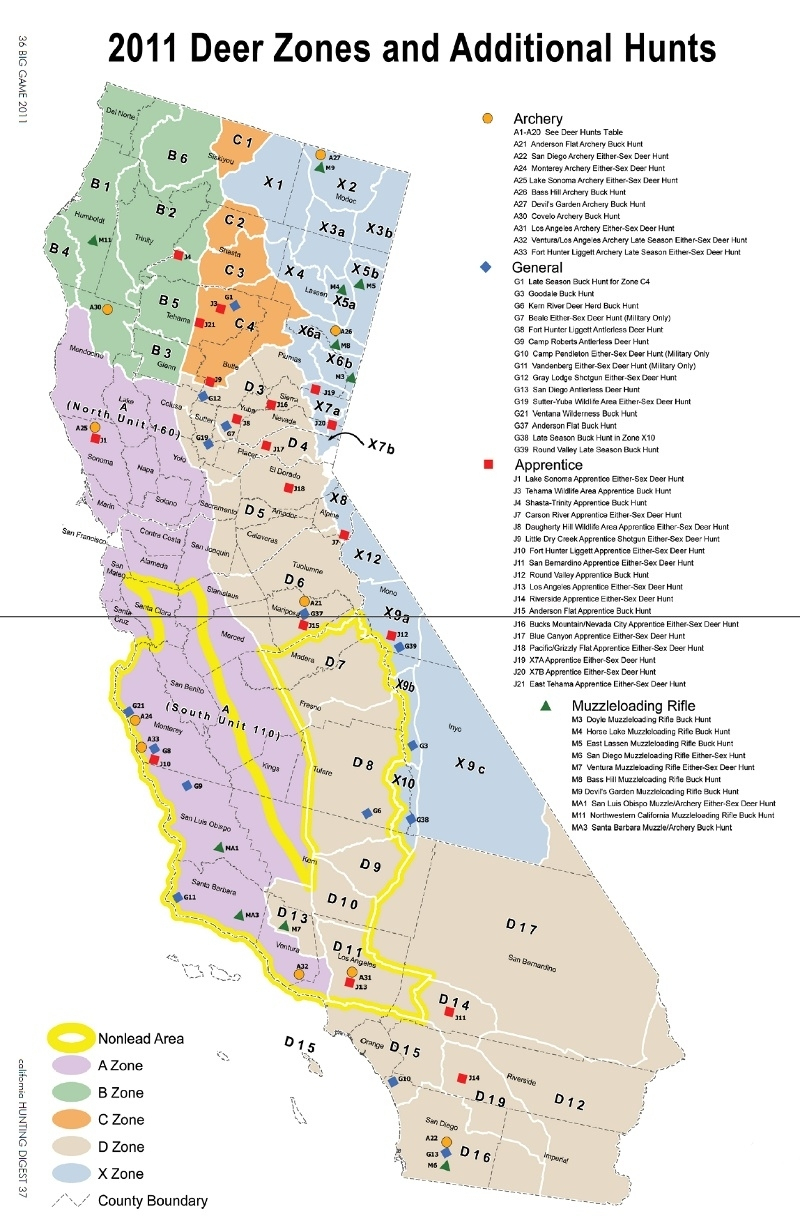 Moonbeam Vetoed The Cali Semiauto Ban – Page 3 – Ar15 Within - California Deer Zone Map
