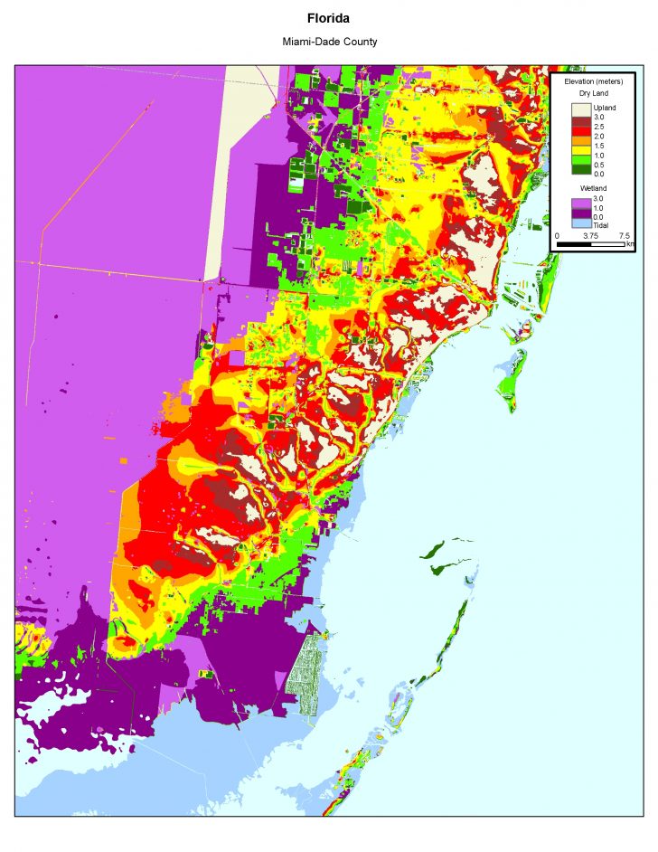 More Sea Level Rise Maps Of Florida's Atlantic Coast - Florida Wetlands ...