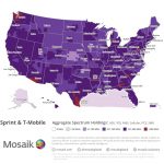 Mosaik Maps Leveraged To Visualize Merged Sprint/t Mobile Network   Spectrum Coverage Map Florida