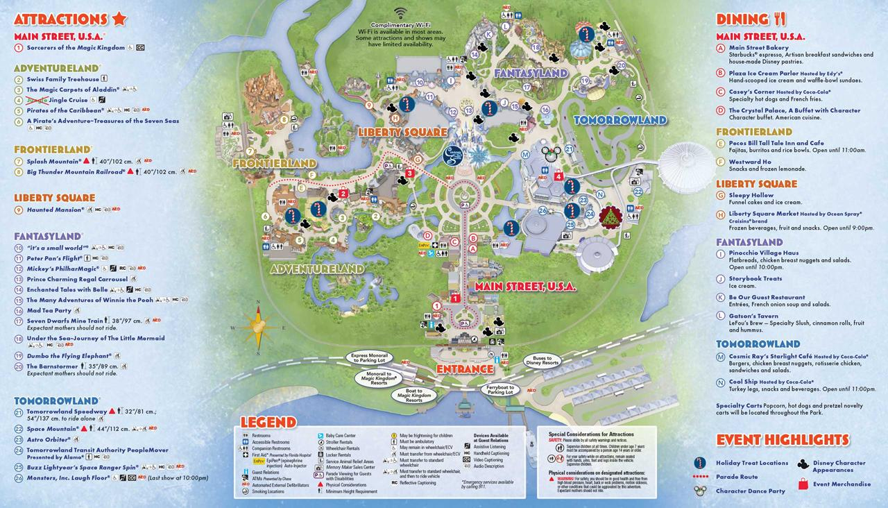 Mvmcp Map 2016 Back Christmas - Doctor Disney - Christmas Florida Map