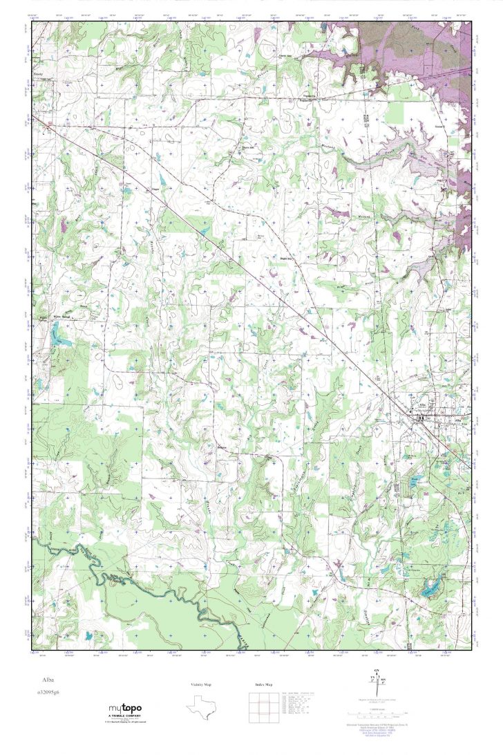 Mytopo Alba, Texas Usgs Quad Topo Map Alba Texas Map Printable Maps
