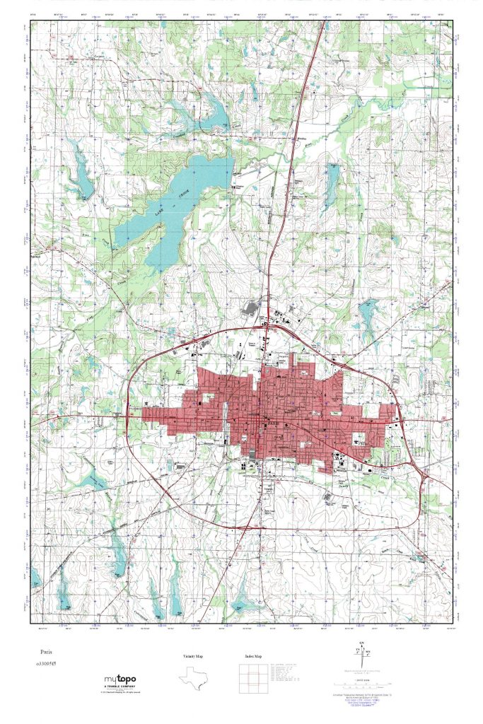 Paris Texas Map Printable Maps