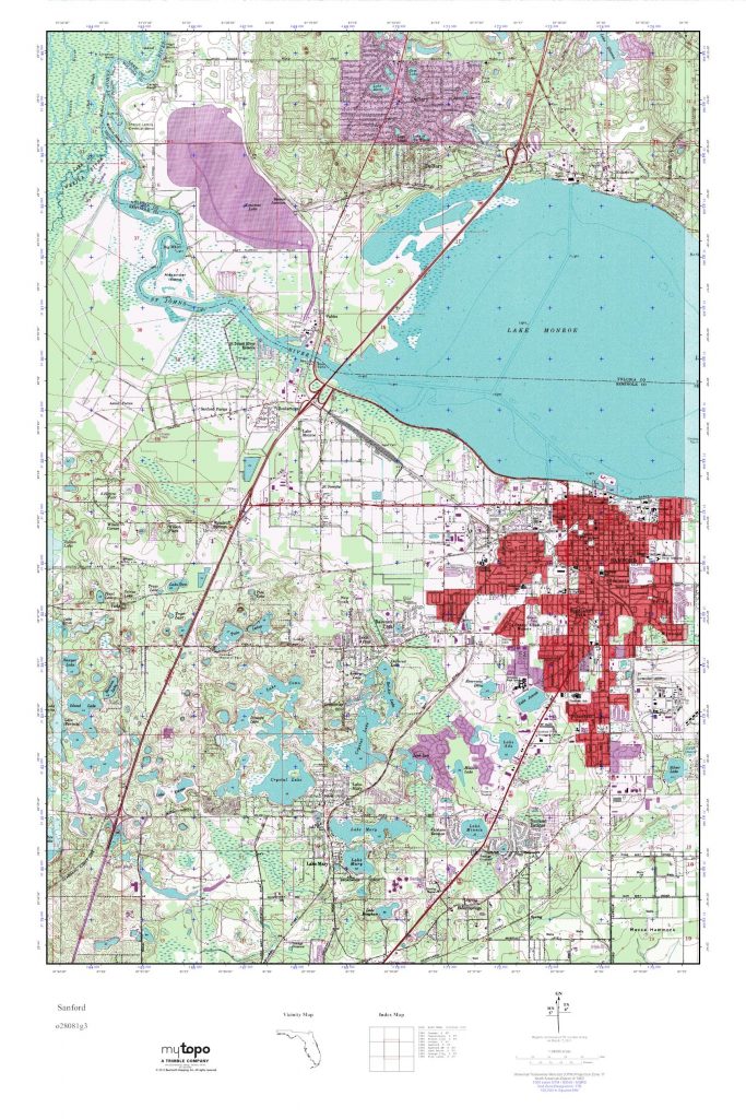 Sanford Florida Map - Printable Maps