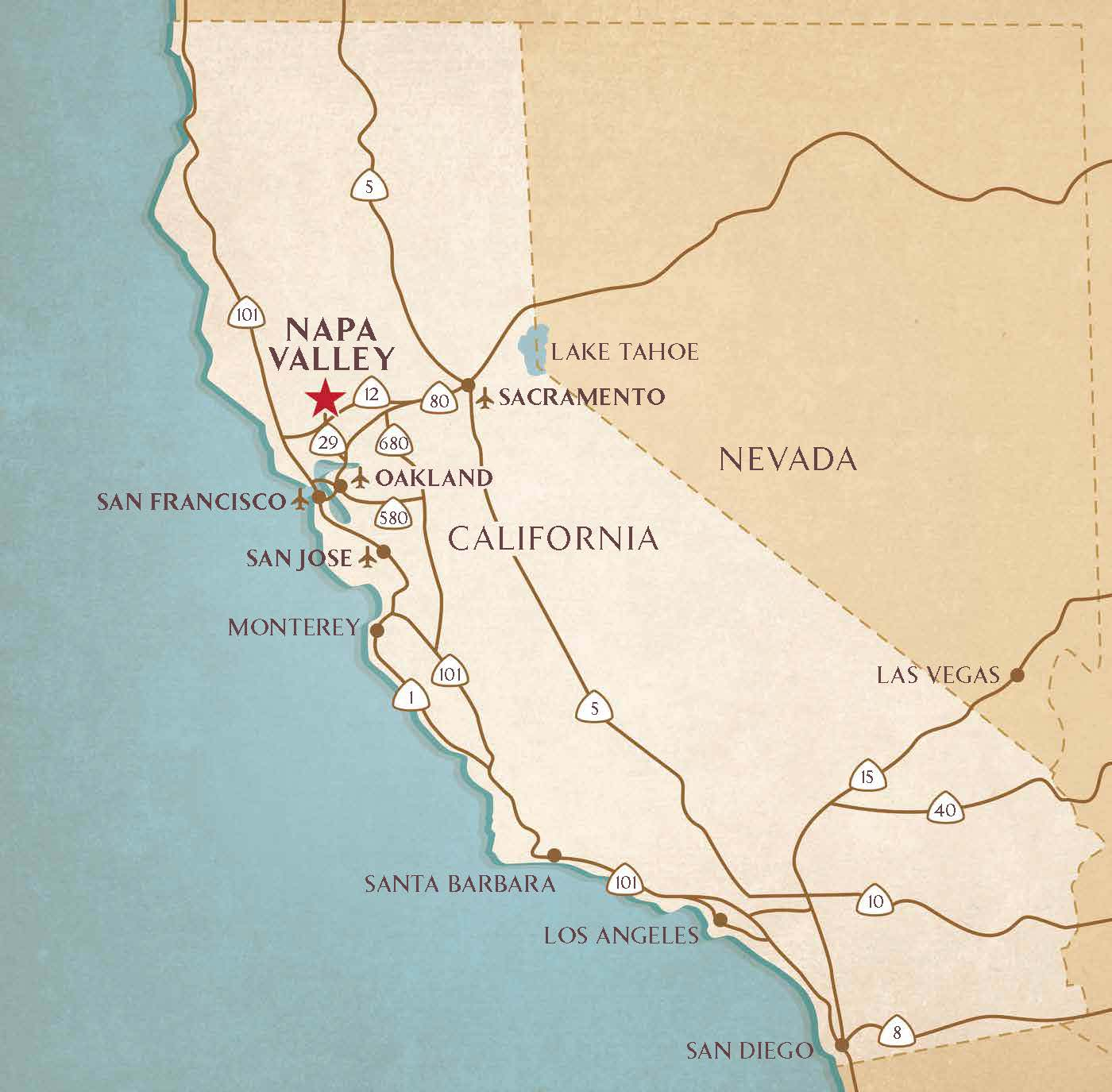 Napamap V Fdb D Deaf Google Maps California Map Napa Valley - Napa Valley California Map