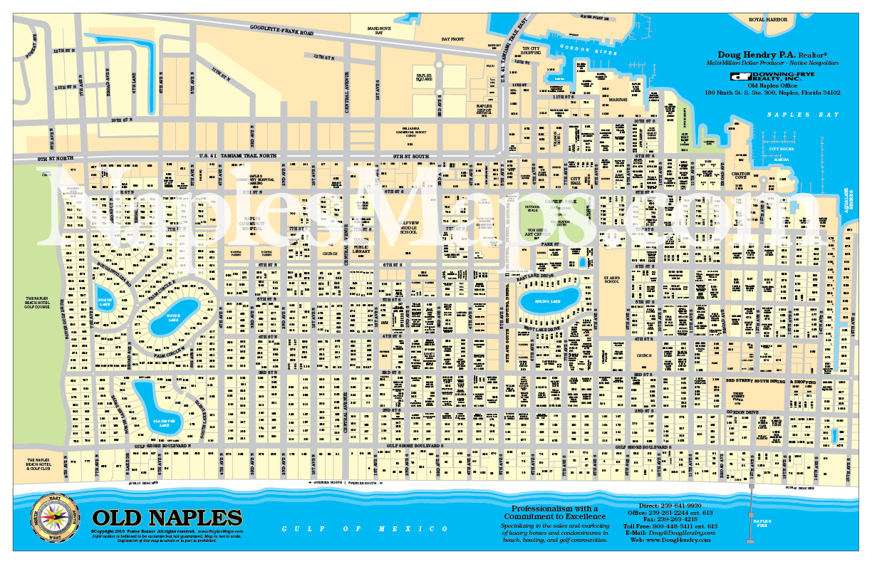 Naples Florida Map From Naplesmaps 8 - Ameliabd - Naples In Florida Map