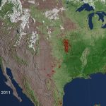 Nasa   A Look Back At A Decade Of Fires   Texas Active Fire Map