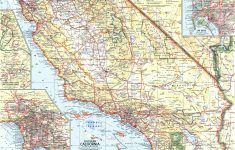 National Geographic Southern California Map 1966 - Maps - National Geographic Maps California