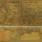National Map Company's Highway Map Of Texas, 1920 – Save Texas   Map Of Texas Highways And Interstates