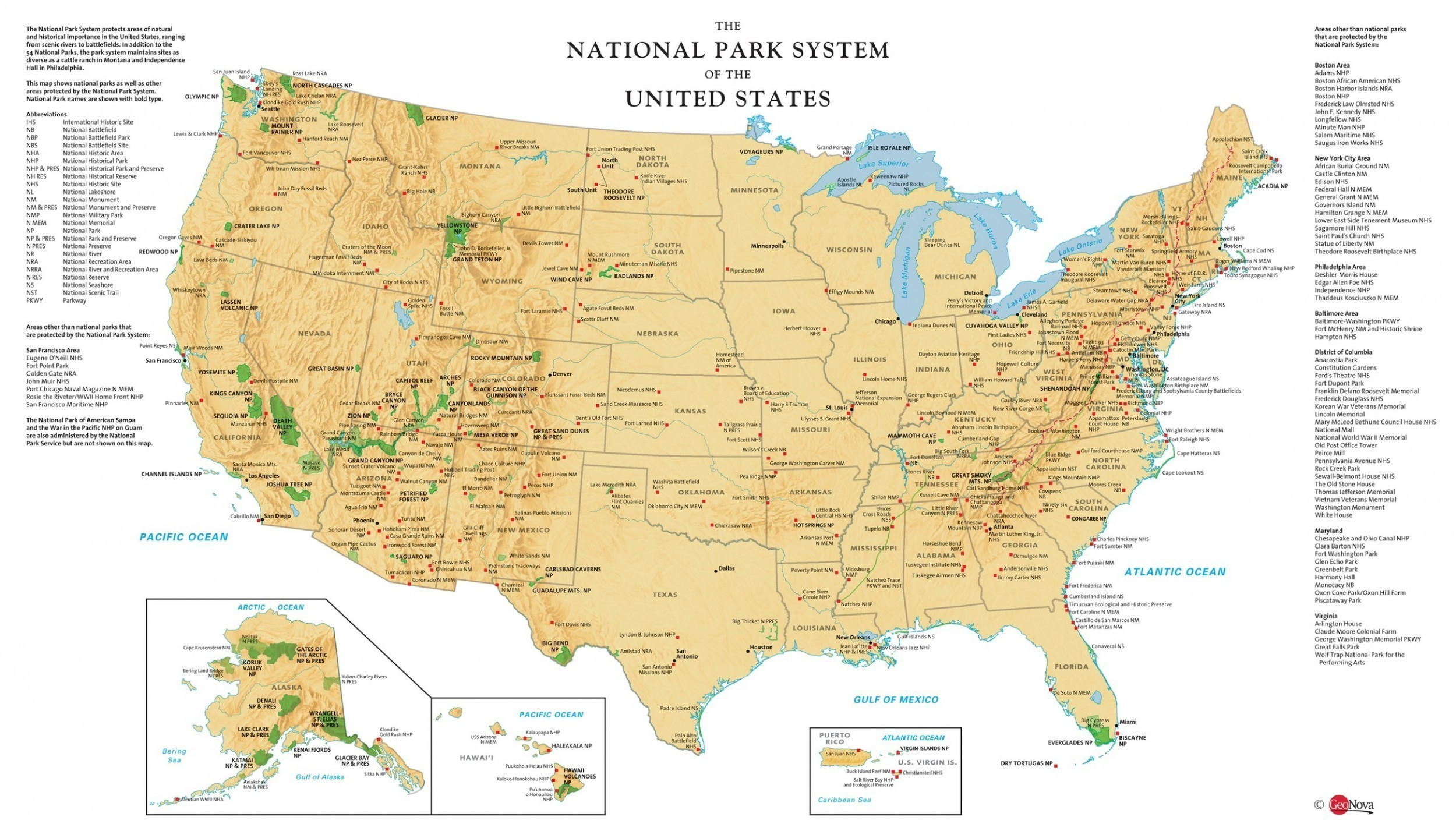 National Park Map Of The Us National Parks Unique Printable Map Us - Printable Map Of National Parks