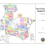 Neighborhoods Of Long Beach, California   Wikipedia   Long Beach California Map