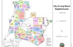 Neighborhoods Of Long Beach, California - Wikipedia - Long Beach California Map