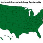Nevada Carry: Would The Concealed Carry Reciprocity Act Allow   Texas Chl Reciprocity Map 2017