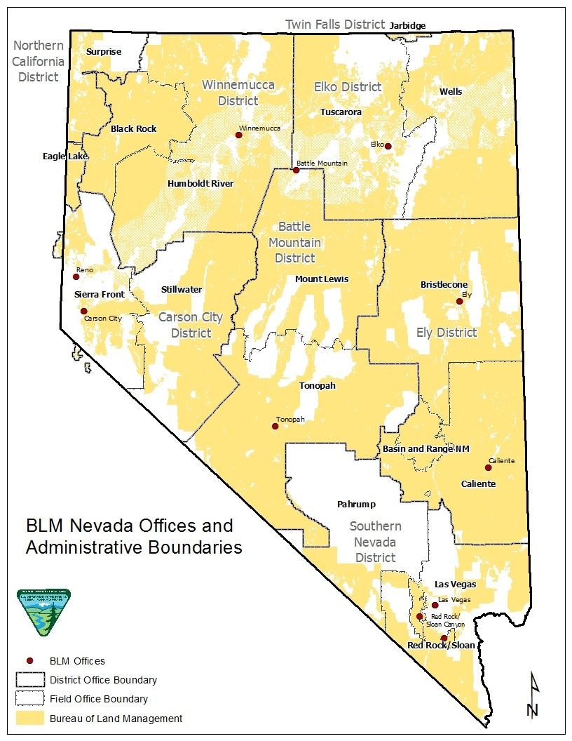Nevada - Public Room | Bureau Of Land Management - Blm Land Map Southern California