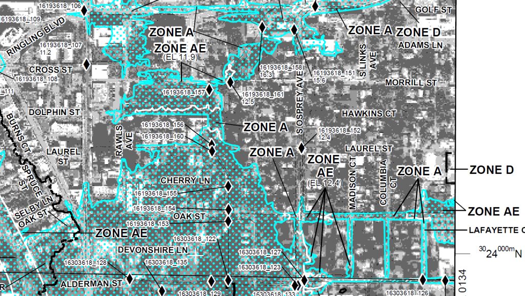 New Fema Flood Maps Historic Laurel Park Sarasota Florida Flood Zone Map Printable Maps
