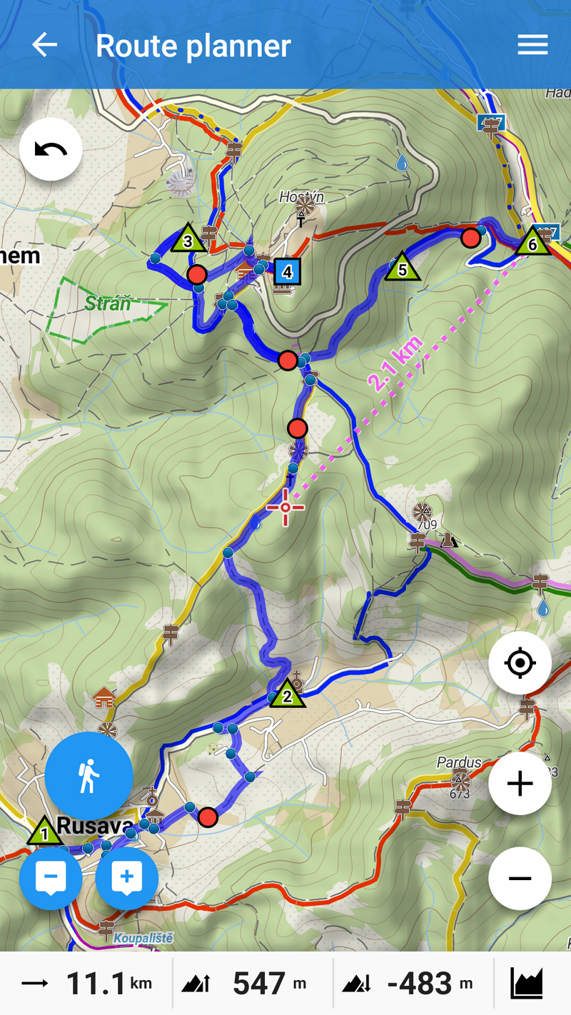 New Handy Route Planner And Simple Track Editor In Locus Map 3.26Locus - Printable Map Route Planner