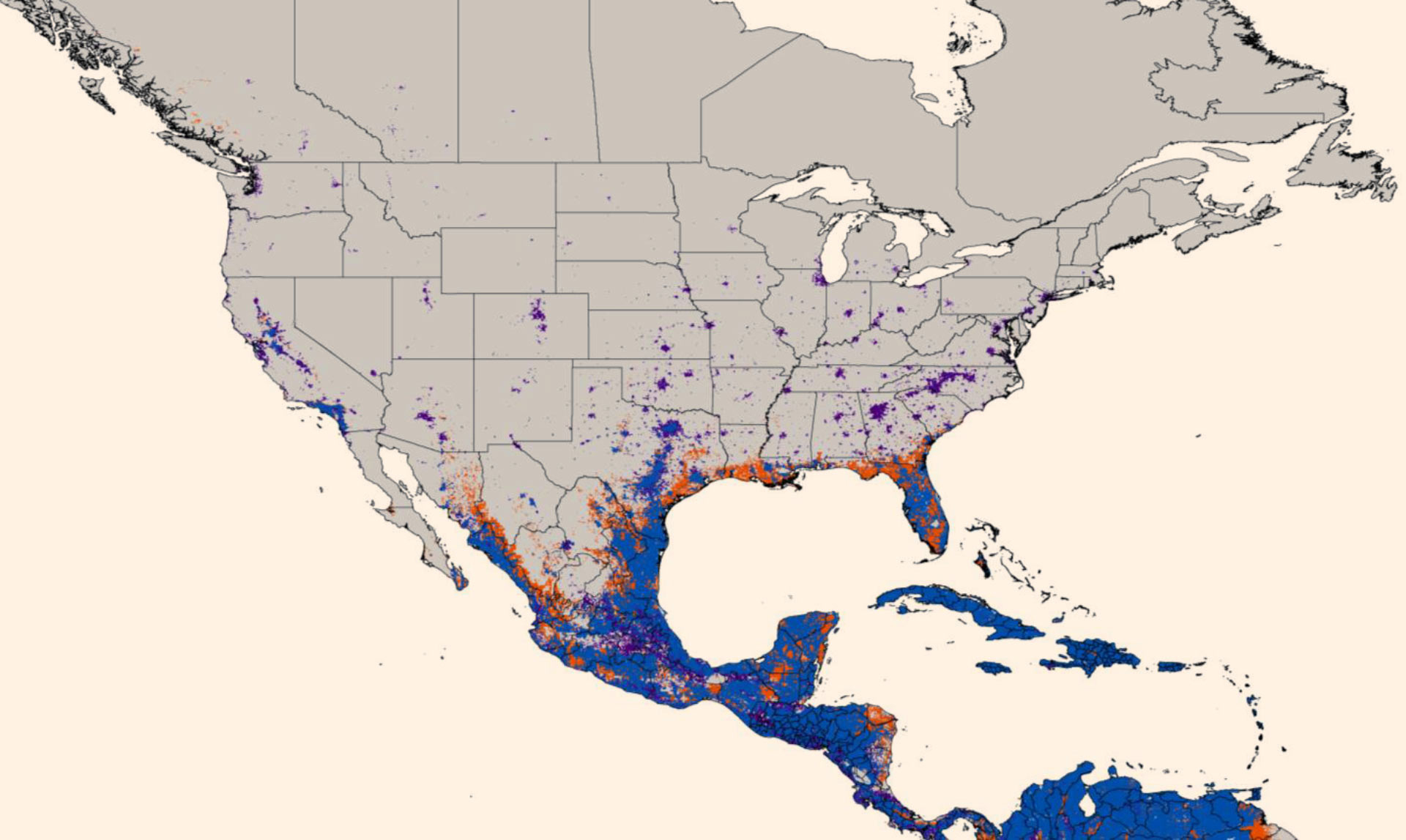 New Map Predicts Spread Of Zika Virus | Medicine | Sci-News - Zika Virus Florida Map