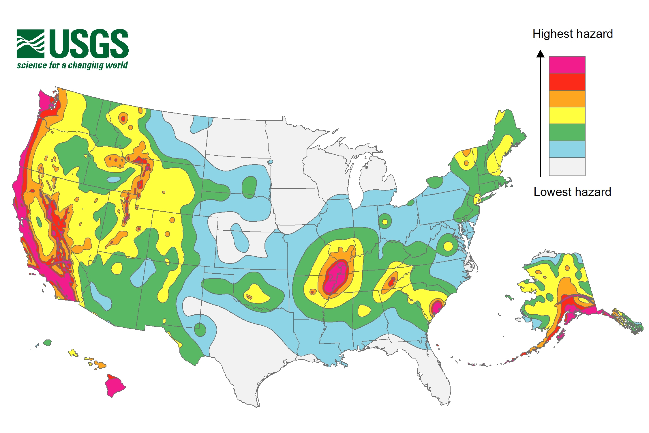 New Map Shows Earthquake Prone Places Across U.s. | Time - Florida Earthquake Map