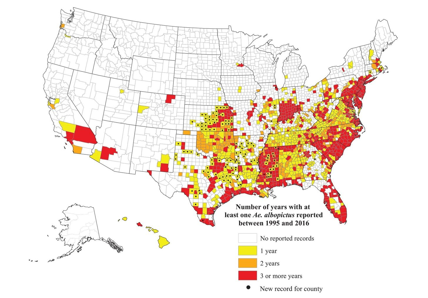 New Map Shows Where Zika Mosquitoes Live In The Us « Invisiverse - Zika Florida Map