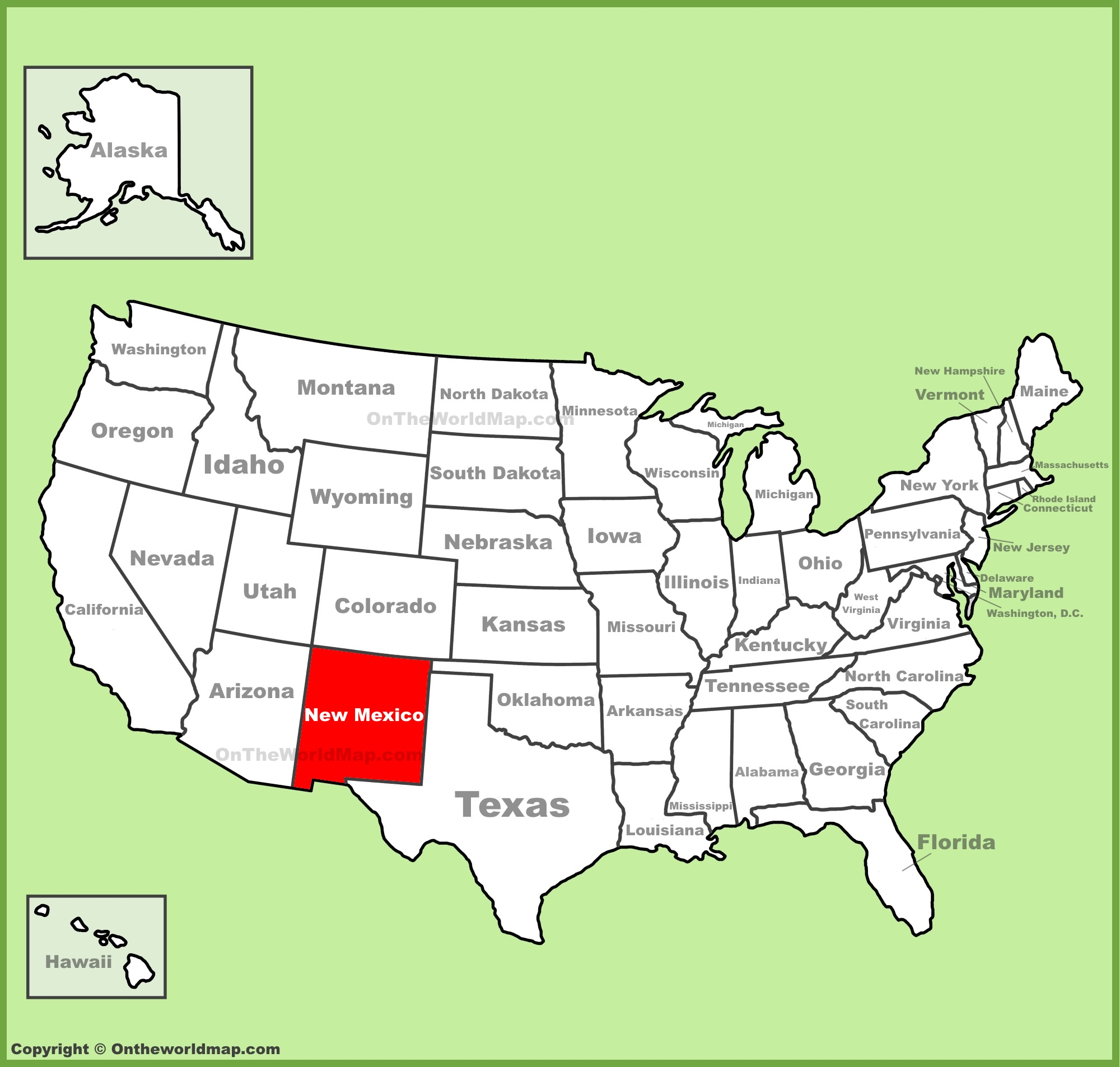 New Mexico State Maps | Usa | Maps Of New Mexico (Nm) - Texas New Mexico Map