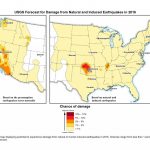 New Usgs Map Shows Man Made Earthquakes Are On The Rise | Smart News   Usgs Earthquake Map Texas