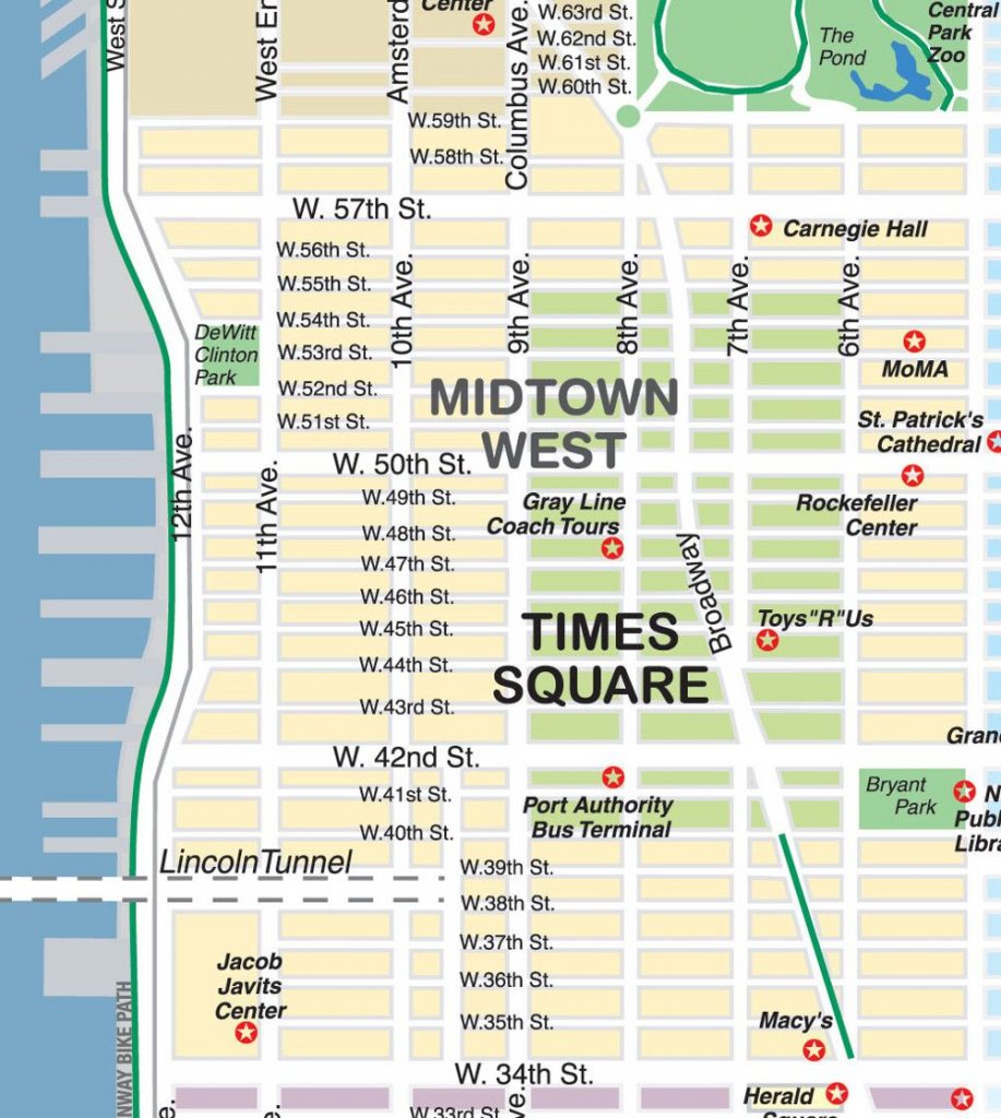 New York City Maps And Neighborhood Guide Printable Street Map Of