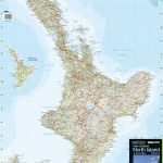 New Zealand Wall Maps Including North And South Island Maps   New Zealand North Island Map Printable
