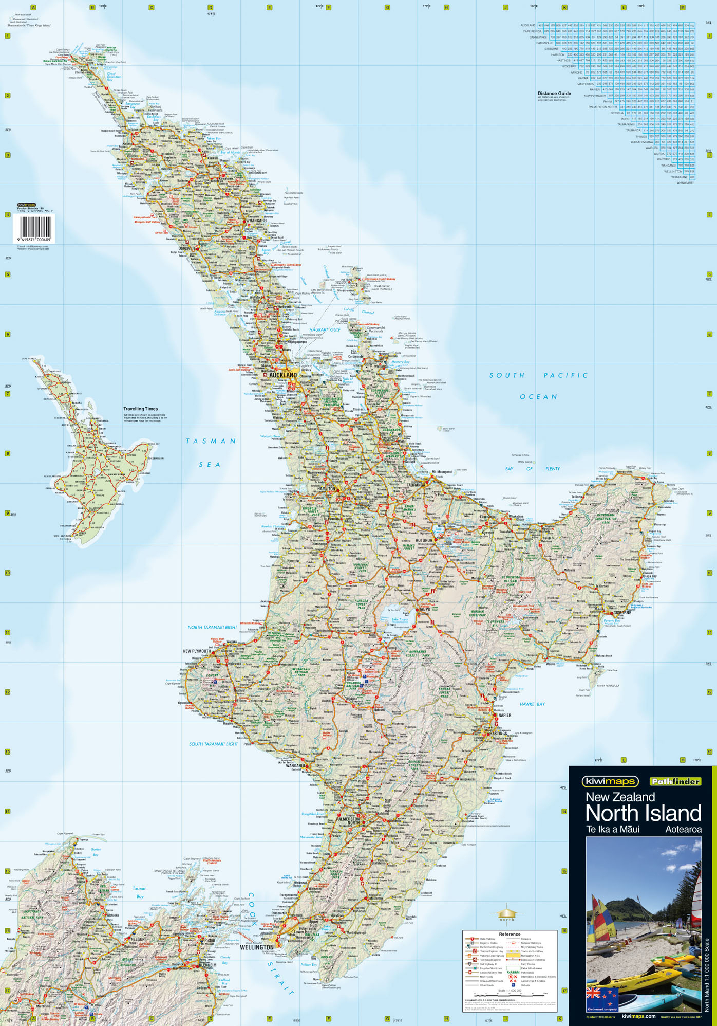 New Zealand Wall Maps Including North And South Island Maps - New Zealand North Island Map Printable