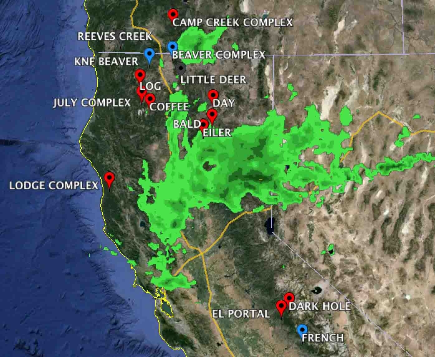 Northern California Coast - Ecosia - Northern California Weather Map