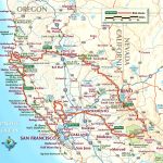 Northern California Road Map And Travel Information | Download Free   Detailed Map Of Northern California