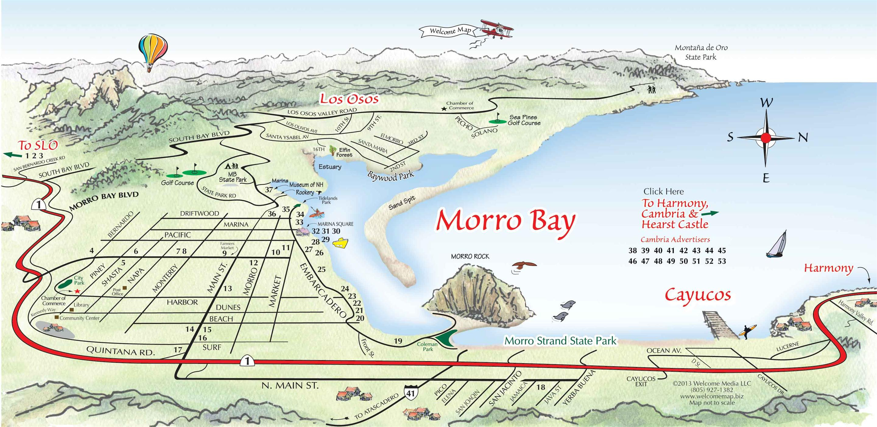 November | 2013 | When In Morro Bay - Morro Bay California Map