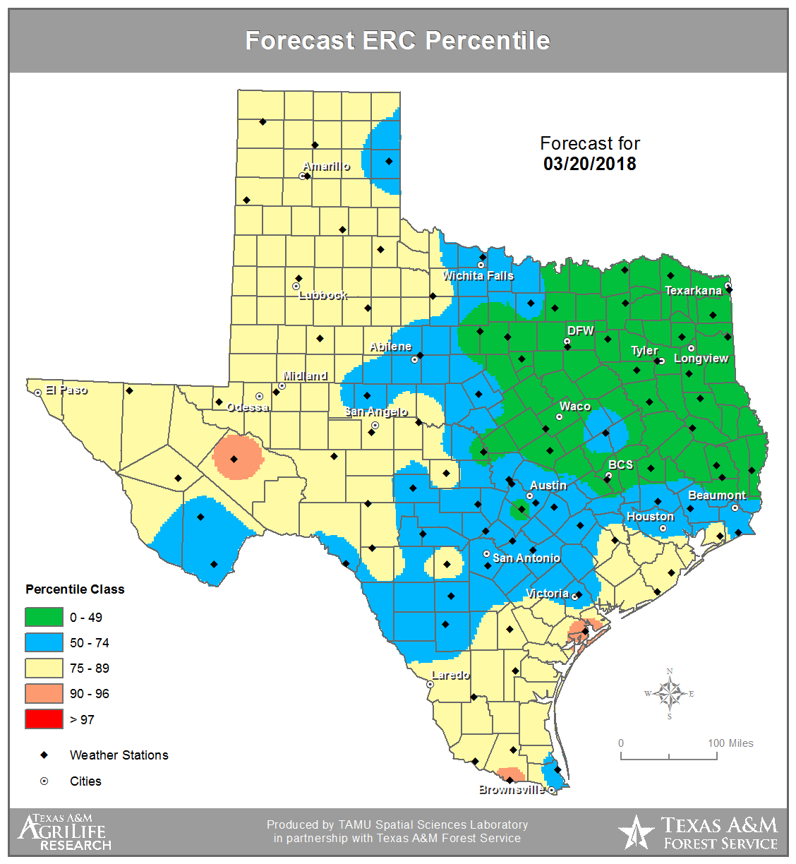 Nws Corpus Christi Fire Weather Page - Texas Active Fire Map