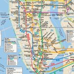 Nyc Subway Manhattan In 2019 | Scenic Route To Where I've Been   Nyc Subway Map Manhattan Only Printable