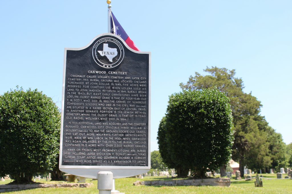 Oakwood Cemetery In Tyler, Texas - Find A Grave Cemetery - Texas ...