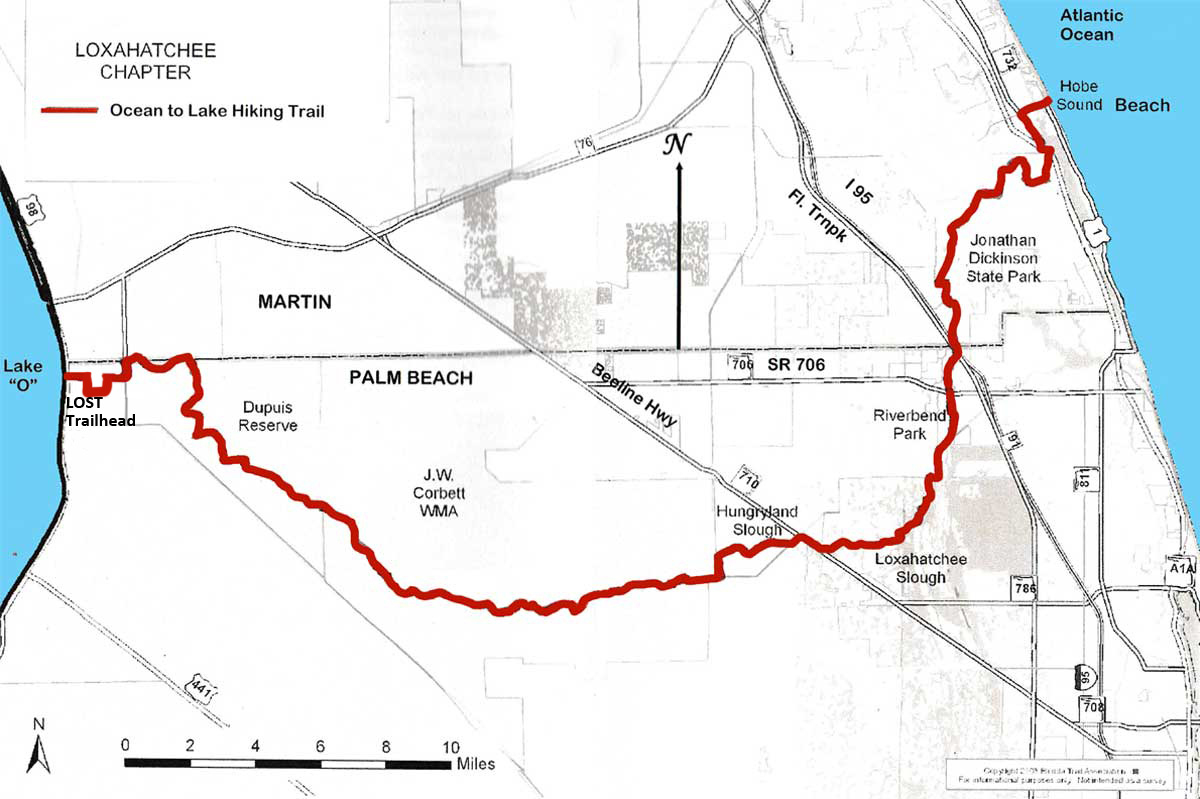 Ocean To Lake Hiking Trail - Florida Trail Association Maps