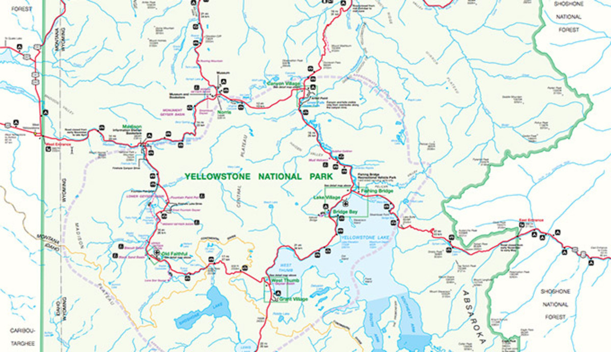Official Yellowstone National Park Map Pdf - My Yellowstone Park - Free Printable Map Of Yellowstone National Park