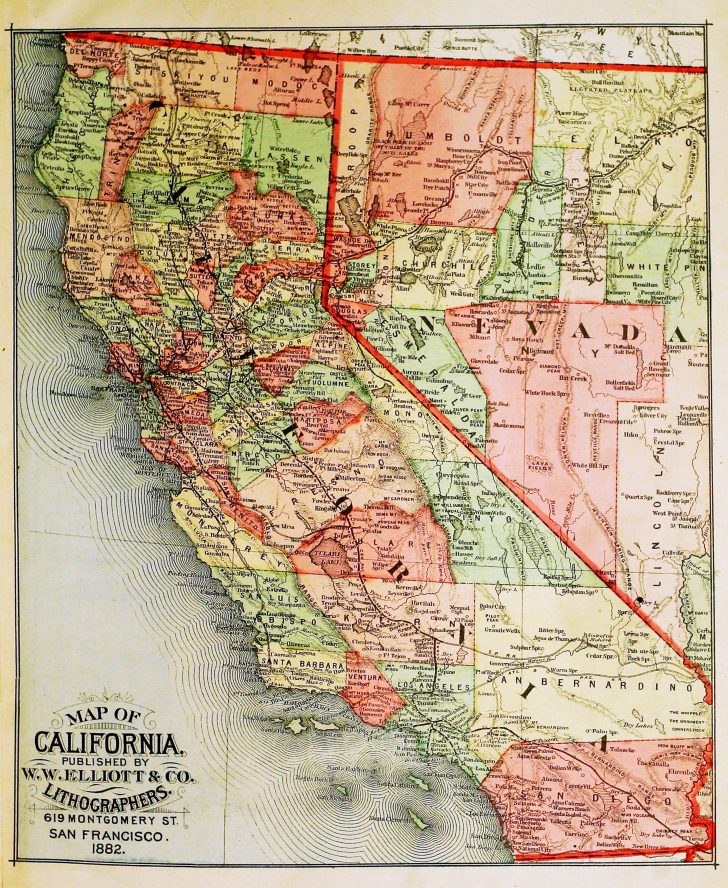 California Map Old