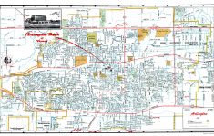 Old City Map - Arlington Texas - Ashburn 1960 - Arlington Texas Map