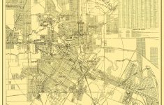 Old City Map - Houston Texas Street Guide - 1913 - Old Texas Maps Prints