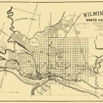 Old City Map   Wilmington North Carolina   1929   Printable Map Of Wilmington Nc