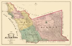 Old County Map - Alameda California Landowner - 1878 - California Map Old