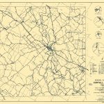Old County Map   Coryell Texas Highway 1936   Coryell County Texas Map