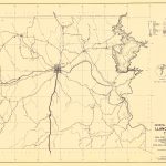Old County Map   Llano Texas   Highway Dept 1936   Llano Texas Map