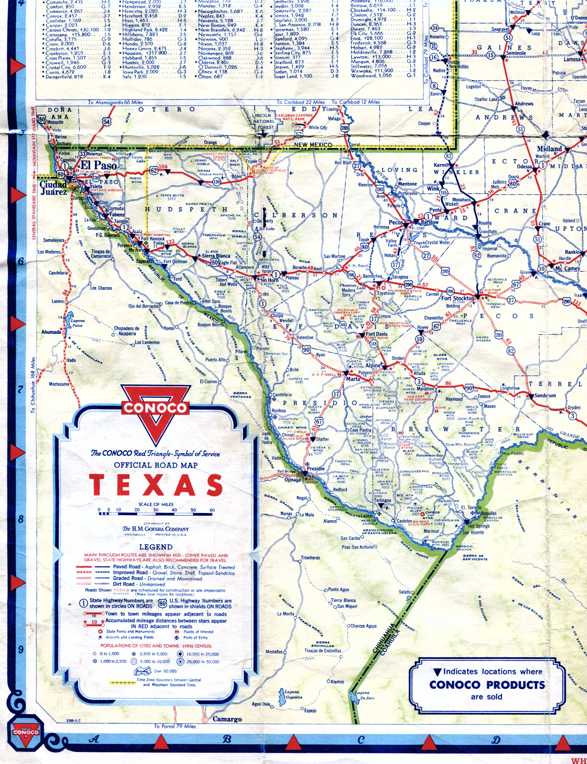 Old Highway Maps Of Texas - Dallas Texas Highway Map